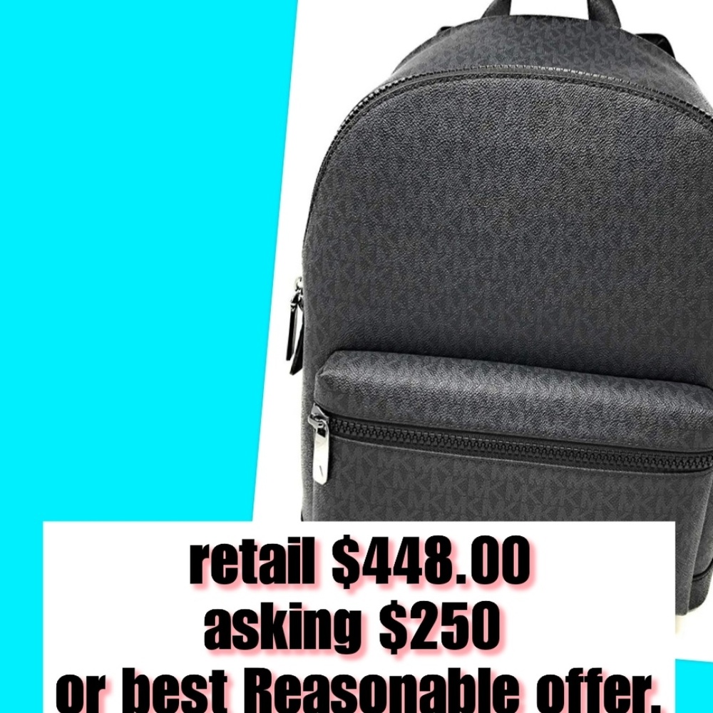Michael Kors Leather Backpack